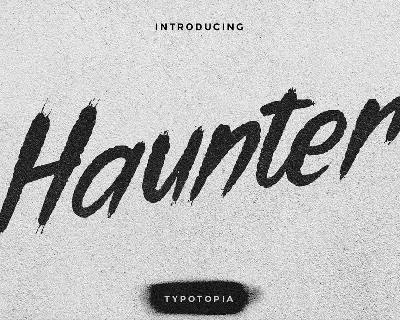 Haunter font