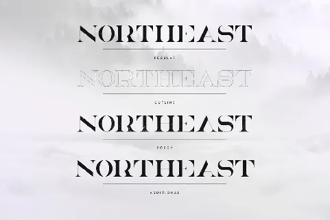 NorthEast font