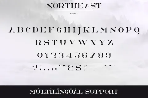 NorthEast font