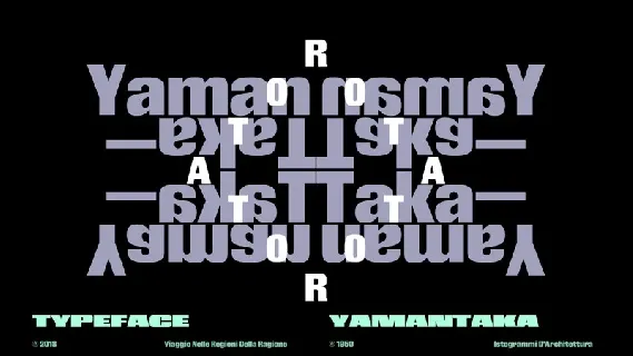 Yamantaka Family font