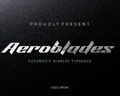 Aeroblade Display font