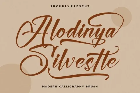 Alodinya Silvestte Script font