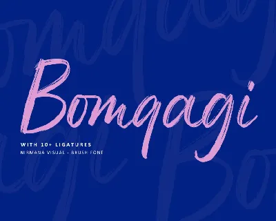 Bomqagi font