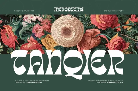 Tanqier Display font