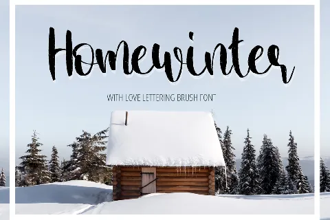 Home Winter font