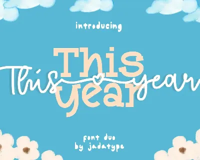 This Year Playful font