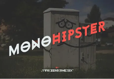 Monohypster font