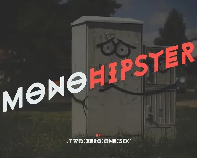 Monohypster font