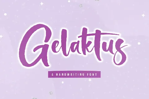 Gelaktus font