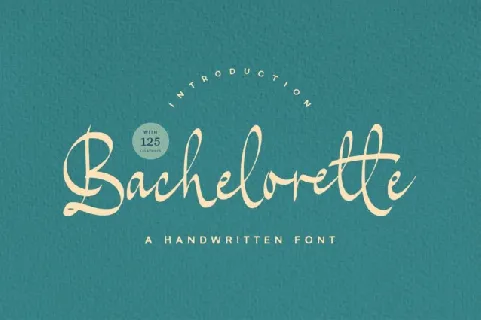 Bachelorette Typeface font