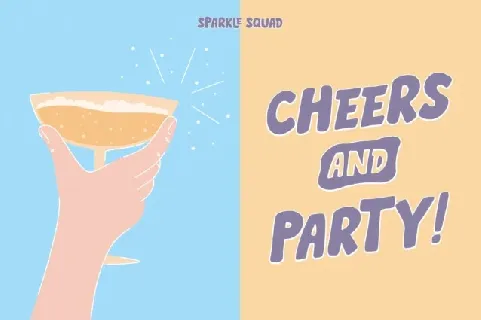 Sparkle Squad | Hand Drawn font