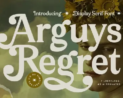 Arguys Regret font