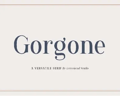 Gorgone font