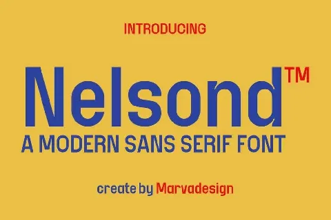 Nelsond font