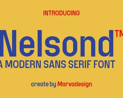 Nelsond font