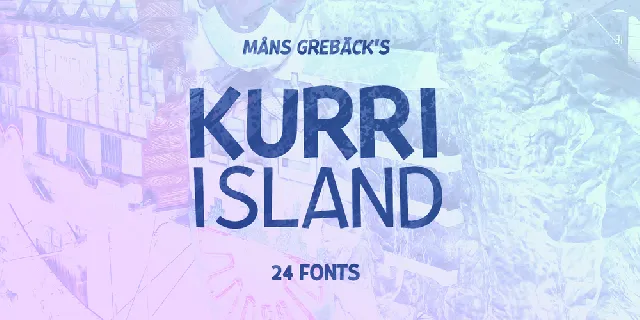 Kurri Island Caps PERSONAL font