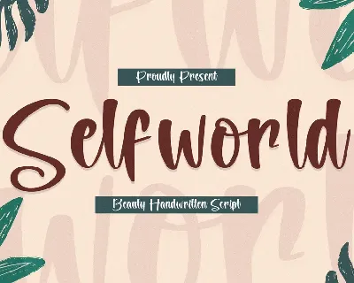 Selfworld font