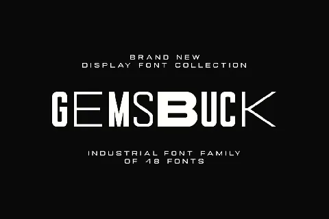 Gemsbuck font