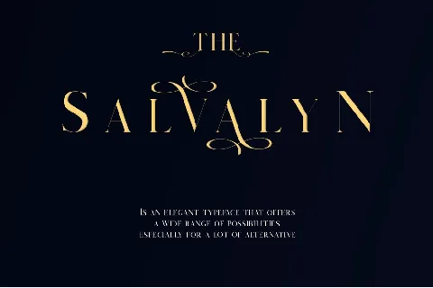 Salvalyn font