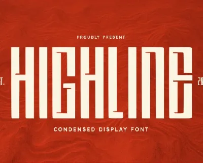 Highline font