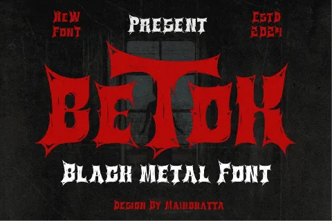 Betok font