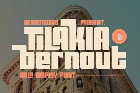 Tilakia Bernout font