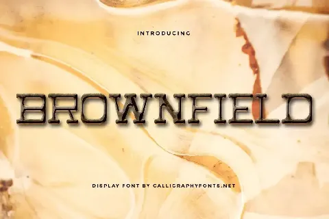 Brownfiled Demo font