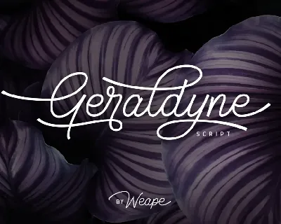 Geraldyne font