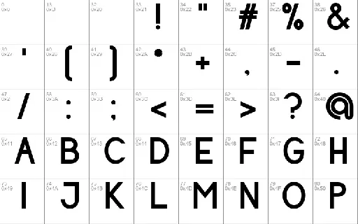 Halfmoon font