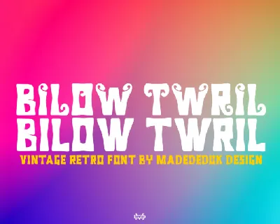 Billow Twril font