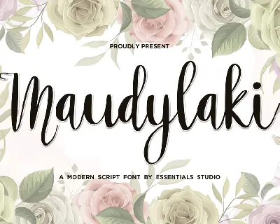 Maudylaki font