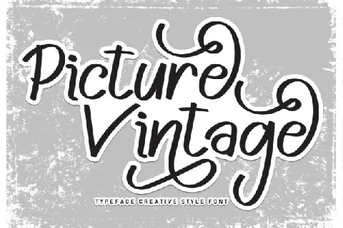 Picture Vintage font