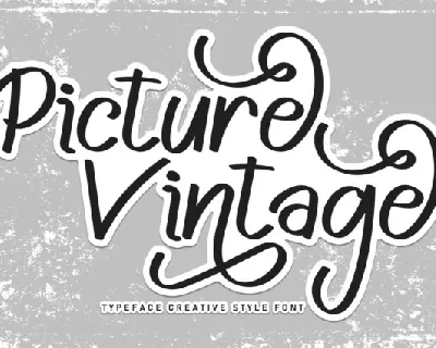 Picture Vintage font
