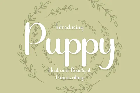 Puppy font