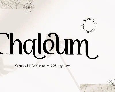 Chaleum font