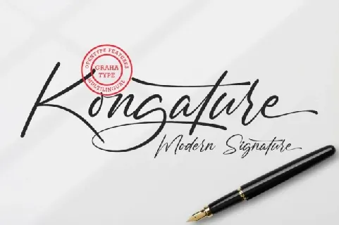 Kongature font