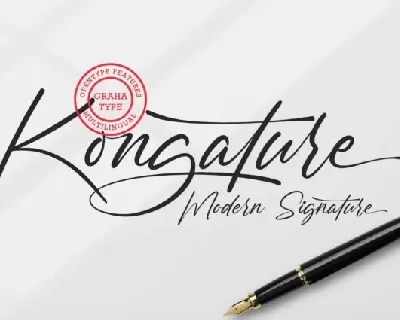 Kongature font