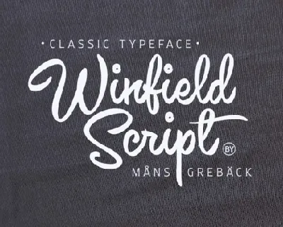 Winfield font