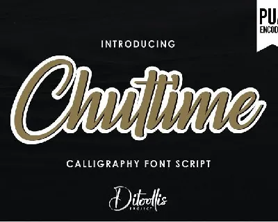 Chuttime Script font