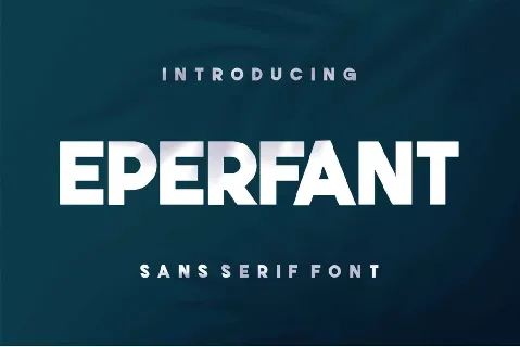 Eperfant font