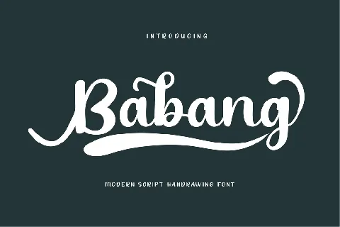 Babang font