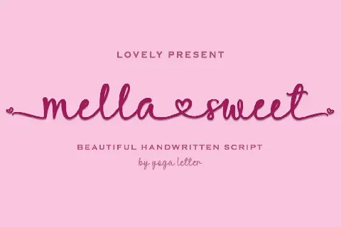 Mella Sweet font