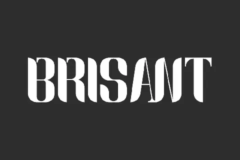 Brisant Demo font