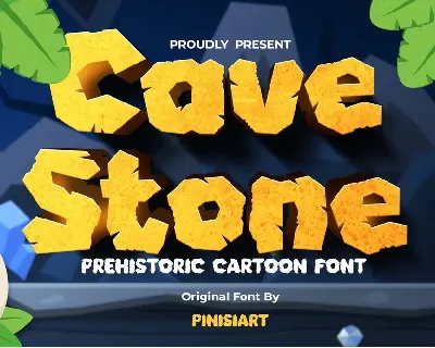 Cave-Stone font