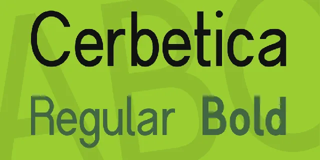 Cerbetica font