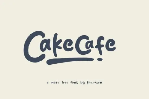 Cakecafe font