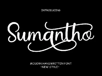 Sumantho font