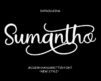 Sumantho font