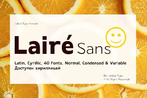 Laire Sans font