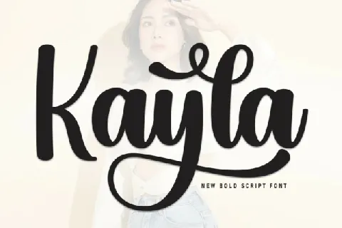 Kayla Script Typeface font